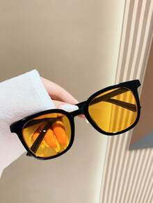 1 par/2 pares/3 pares de gafas de sol de diseño cuadrado extragrande exquisito y de moda para mujer en color marrón, adecuadas para ambiente de vacaciones, festival de música electrónica, actividades al aire libre, viajes, accesorios de verano, playa, atuendo de festival, vacaciones, golf, senderismo, deportes, estilo callejero, fiesta, salida familiar, salir, pesca, conducir - Multicolor - Ver 14