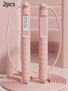 跳绳，带卡路里计数器的数字健身跳绳，男女款带轴承和钢丝的跳绳，118英寸/3米