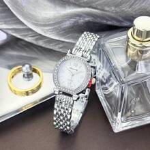 Neue Lässig Uhren Frauen Luxus Mode einfache Quarz Armbanduhr Edelstahl Armband Uhr für Frauen