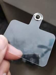 5 piezas de espaciadores transparentes para ranuras de tarjetas, clips universales para la parte posterior de la funda del teléfono, conectores de cordón para teléfono