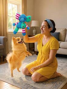 Hundespielzeug - Plüsch Quietschspielzeug für Welpen, vertreibt Langeweile für kleine Hunde, interaktives anregendes Welpenspielzeug zum Beschäftigen