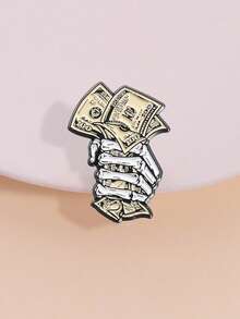 1 件“世界属于你”卡通趣味胸针，背包、帽子和夹克的独特时尚配饰 - 送给朋友和家人的完美礼物