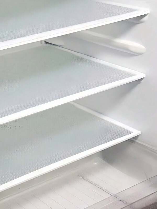 1/4/8 Stücke waschbare Kühlschrankmatten, wasserdichte und ölbeständige Kühlschrankmatten, Kühlschrankeinlagen für Regale, Abdeckmatten für Gefrierschrank Glasböden, Schränke und Schubladen