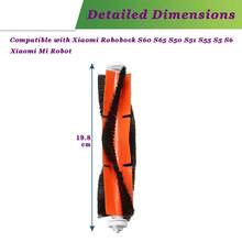 兼容小米米家扫地机器人1/1S SDJQR01RR SDJQR02RR SDJQR03RR，以及石头扫地机器人S50 S51 S55 S5 Max S6 S60 S65，HEPA滤网、主刷、边刷替换配件