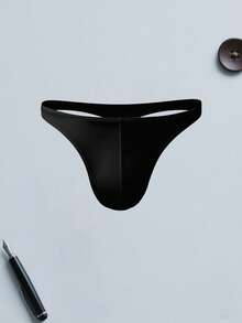 2PCS Men's T-Back Underwear And Personalized Men's Casual Sports Thongs With Low Waist Sexy Soft And Comfortable Men's Thong