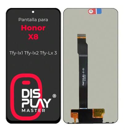 Pantalla LCD display para Honor X8 TFY-LX1, repuesto original 100% premium, resolución HD, fácil instalación, compatible con modelos específicos, ideal para reparar y mantener la calidad visual de tu smartphone.