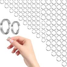 200pcs (5-12mm) Stainless Steel Double Loop Closed Jump Rings - Durable Jewelry Connectors For DIY Necklace, Bracelet, Earring Making - One Pack - View 10