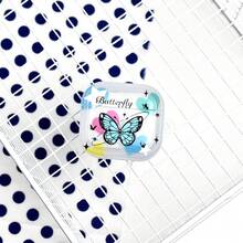 1pc Transparent Creative Cute Butterfly Design Soft Protective Case Compatible With Apple 1/2/3/Pro