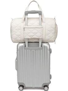 Training Bags - Beige Diamond-shaped Quilted Fabric - View 6