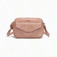 Bolsos de diseño de moda cruzados para mujeres, con una variedad de colores para elegir, adecuados para varios escenarios, y una elección esencial para ir de compras, dar un paseo y combinar con ropa. - Rosa - Ver 2