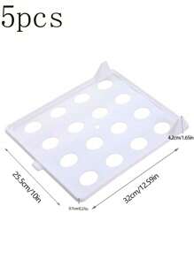 1/5/10/20 件可折叠衣物收纳盒，可堆叠节省空间的衬衫和裤子分类收纳架，带盖家用厨房篮子盒，方便取用，整洁，用于家庭整理、洗衣整理和储存的箱子和容器 - 白色 - 查看 15