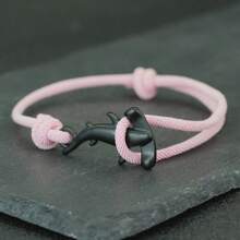 51Luckind Bobo Handmade Milan Double Rope Bracelet Charms Marine Life Shark Bracelets For Men Women Gothic Viking Jewelry Men - Grey - View 3