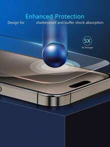 2 Gói Phim Dán Điện Thoại Di Động Apple Toàn Màn Hình HD Thích Hợp Cho IPhone16e/17Promax/15Promax/16pro/16/15plus Chống Rơi Phù Hợp Cho IPhone14promax/14pro/14 Phim Bảo Vệ Phù Hợp Cho IPhone13promax/13pro/12/11 Phim Kính Cường Lực - Trong sáng - Xem 6