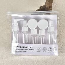 Set de 8 botellas cosméticas de viaje, kit organizador de maquillaje portátil, bolsas de plástico EVA