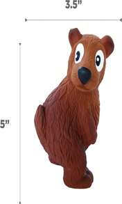 Outward Hound Tootiez Sheep Grunting Latex Rubber Dog Toy, Small - MàuB - Xem 6