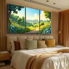 Quadro Decorativo Lhezinho na Água MDF Mosaico Sala Quarto Escritório Impressão Em Hd