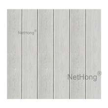 NetHong 3D Textured Wood Plank Wall Sticker - Realistic Gray Weathered Finish - White Oak - View 4