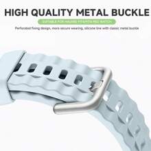 Soft Silicone Strap+Silicone Case Compatible With Huawei Watch Fit 4 Pro Sports Strap Case Hollow Compatible With Huawei Fit 4 Protective Accessories