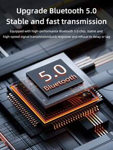 Espejo LED de escritorio, reloj despertador digital, altavoz inalámbrico Bluetooth, altavoz estéreo para teléfono, decoración del hogar