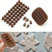 Buchstabenstempel für Ton - Töpferstempel für Ton mit doppeltem kleinen Buchstaben, auch als Keksstempel-Buchstaben & Ton-Buchstabenstempel verwendbar - Verschiedenfarbig - Übersicht 9