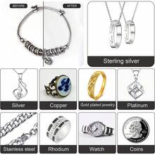 EstiloSEVENWELL PañO De Pulido De Plata, PañO Limpiador De Joyas Para Joyas De Plata De Ley, Oro, Platino, Cubiertos, Diamantes, Piedras Preciosas, Monedas (Azul)VersióN Mejorada - 1 - Ver 7