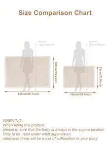 Ultra Soft Baby Blanket, Premium Silky Flannel, Suitable For All Seasons, Lovely Valentine's Day Gift - Milky White - View 5