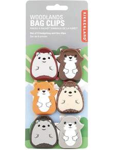 ¡RecomendadoKikkerland Woodlands Bag Clip, Set of 6¡Top de Temporada - Monstruos - Ver 1