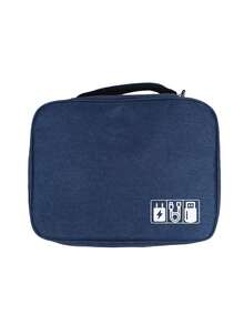 Travel Cable Organizer Bag Portable Cable Storage Bag For Earphone Phone Charger Compactcharger Case Power Bank Phone Charger Digital Camera Accessories - Multicolor - View 10