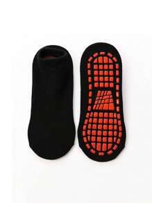 4 Pairs Women's Silicone Non Slip Grip Trampoline Socks For Hospital Yoga Pilates Indoor Sports Unisex