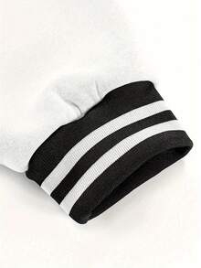 Unisex LA 1987 Classic Casual Baseball Jacket: Soft Fabric, Warm, Comfortable, Affordable, Suitable For Commuting And Leisure, Essential For Autumn - Black - View 5