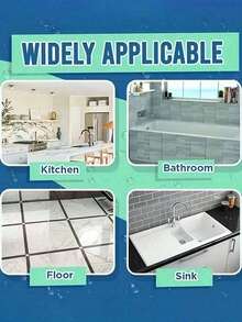 JAYSUING Anti-Mold, Waterproof Tile Grout, Suitable For Kitchen, Bathroom, Waterproof Flooring, Anti-Mold Tile Grout, Durable Household Product (Random Shipment Of New And Old Models) - Multicolor - View 6