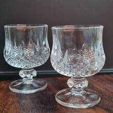 12/6/4/2/1 Pcs Diamond/Butterfly Pattern 40ml Stemmed Glass Cups, Transparent And Refractive, High-Quality Mini Tea Cups, One-Bite Size, Stemmed Design Prevents Excessive Drinking - Clear - View 9