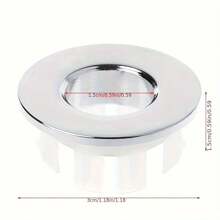 Bathroom Basin Faucet Sink Overflow Cover Brass Six-Foot Ring Insert Replacement Accessories Kitchen Items Kitchen Accessories Kitchen Kitchen Tools - Multicolor - View 15