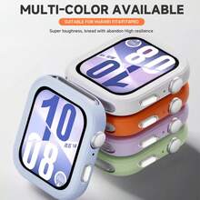 Soft Silicone Strap+Silicone Case Compatible With Huawei Watch Fit 4 Pro Sports Strap Case Hollow Compatible With Huawei Fit 4 Protective Accessories