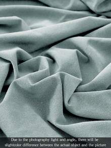 1pc Solid Color Silky Elastic Sofa Cushion Cover, Modern Minimalist Design, Suitable For All Seasons - Light Grey - View 3