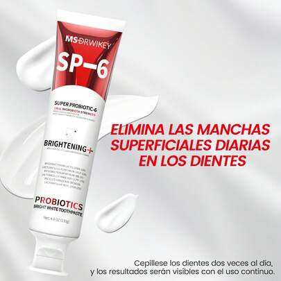 Ceelike Pasta de dientes probiótica SP-6, ingredientes naturales de menta, aliento fresco, sabor suave, mejora eficazmente el ambiente bucal, te hace sonreír con más confianza, una necesidad diaria imprescindible para viajes en casa, el mejor regalo