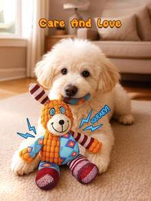 Hundespielzeug - Plüsch Quietschspielzeug für Welpen, vertreibt Langeweile für kleine Hunde, interaktives anregendes Welpenspielzeug zum Beschäftigen