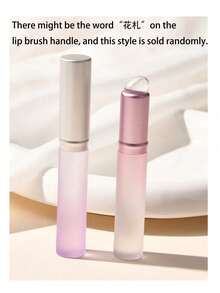 1pc/2pcs Gradient Silicone Lip Brush, Cute Capped Lip Blender Brush, Portable Travel Makeup Brush Tool - Multicolor - View 6