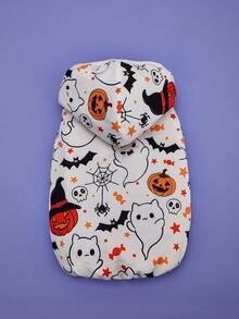 1pc Pet Coat & Vest, Soft & Comfortable Cat/Dog Clothing, Suitable For Outdoor & Indoor Wear, Warm Hooded Sweatshirt For Autumn/Winter