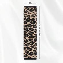 Easypie Selection 1PC Car Seat Belt Protective Cover, Car Anti-Stranglehold Shoulder Cover, Car Clothing, Anti-Wear Soft Cover, Car Supplies, Leopard Print Seat Belt Anti-Stranglehold