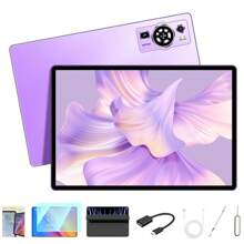 UXD A5 Android 15 Tablet 10.1" IPS, 12GB+256GB(Expandable To 1TB), 4G LTE/ WiFi, Octa-Core, 6000mAh, With Keyboard, Mouse, Stylus, Case & More