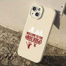Funda para teléfono Patrón de bienvenida Impresión Mate Teléfono Ojos Cubierta suave para teléfono 360 grados Adecuado completo 16 11 12 13 14 15 Pro XR X/ XS 8 Plus SE Smartphone - Blanco marfil - Ver 7