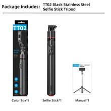 AXNEN 68.89 英寸便携式自拍杆，自动弹出式稳定三脚架，带手机支架，360°旋转，可拆卸手机支架，多功能可伸缩手机三脚架，带磁吸遥控快门，兼容智能手机/相机/GoPro