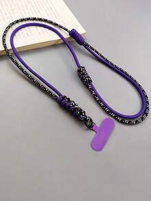 Adjustable Lanyard Strap, Dual Use As Necklace Or Crossbody, Sturdy For Outdoor, Women Long Style - Multicolor - View 6