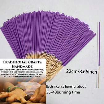 21pcs Incense Sticks Set, Lavender, Clary Sage, Sandalwood, Jasmine, Rose, Dragon's Blood, Lemongrass, Ocean Coconut, Peppermint, Cherry Blossom, Natural Bamboo Stick, Handmade Aromatherapy, Relaxation, Meditation, Yoga Gift, Long-Lasting Fragrance, Suitable For Air Purification, Sleep And Relaxation, Especially In Summer