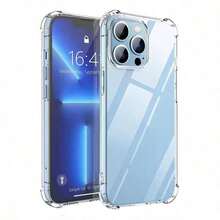 适用于 Galaxy S25 Ultra S24 Ultra S23 Ultra S22 S21 FE A05 A06 A16 A26 A36 A56 A14 A24 A34 A54 A15 A25 A35 A55 水晶透明防震手机壳软 TPU 保险杠防刮保护套，适用于红米手机系列 - 無色 - 查看 10