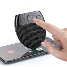 Wireless Car Hands-Free Speakerphone Hands Free Multiple Speaker Sun Visor Blue-Tooth Handsfree Car Accessories SP11 - Black - View 5