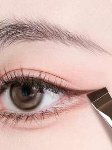 3 件套扁平头眼线刷、泪沟刷、斜角眉刷、细节化妆刷、眼部化妆刷套装 - 彩色 - 查看 5