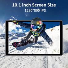 PRITOM Tableta PC Android 15 con 3GB RAM (3GB+5GB expandible)/32GB ROM, compatible con expansión de hasta 512GB, pantalla IPS de 10.1 pulgadas 1280*800, procesador de 5 núcleos A333, WiFi 5G/WiFi 6 802.11ax, BT 5.0, batería de 6000mAh, USB Tipo-C, cámara de 2MP+2MP (sin adaptador)