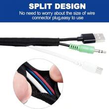 غطاء حماية السلك للأسلاك وخطوط البيانات، مقاوم للدرجات الحرارة المرتفعة والمنخفضة، سهل الاستخدام